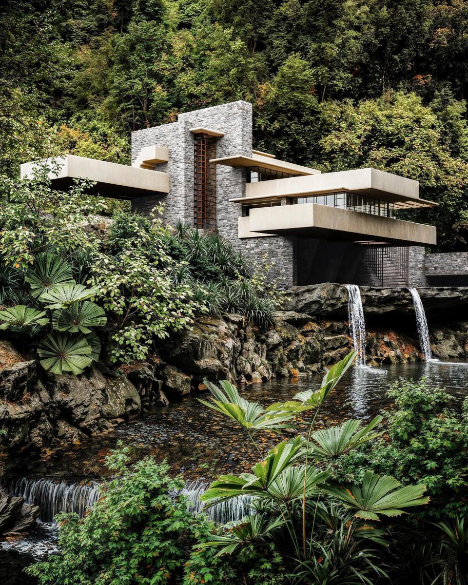 Waterfall House