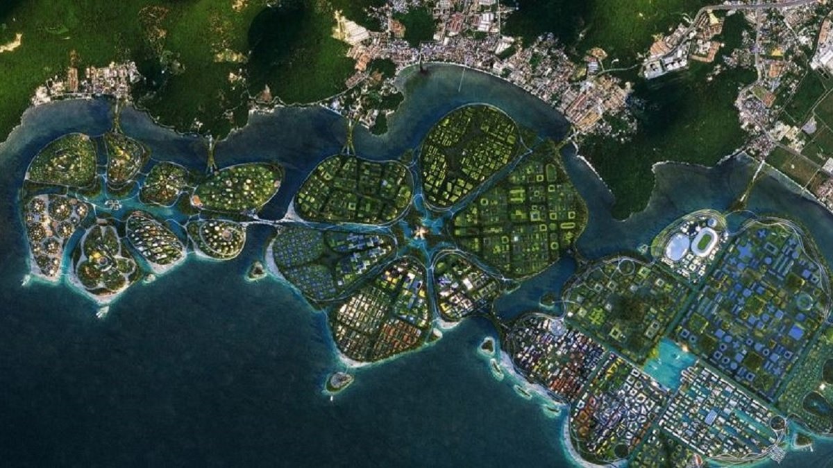 Плавучий город-архипелаг BiodiverCity построят в Малайзии