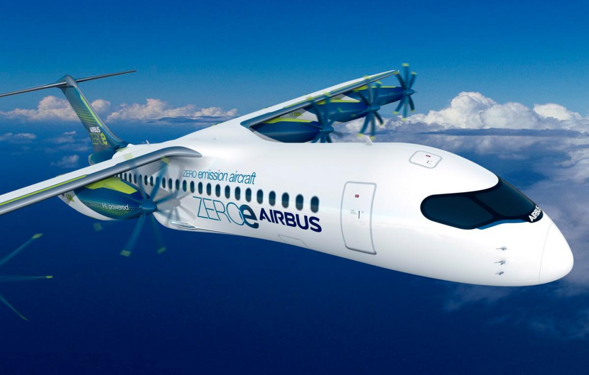 Airbus разрабатывает съемные водородные двигатели для самолетов