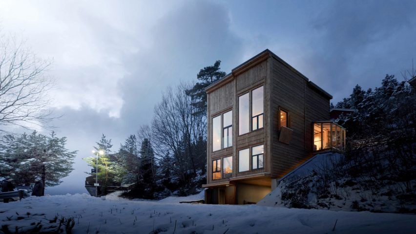 Zieglers Nest – современный комфортный вариант бревенчатого дома