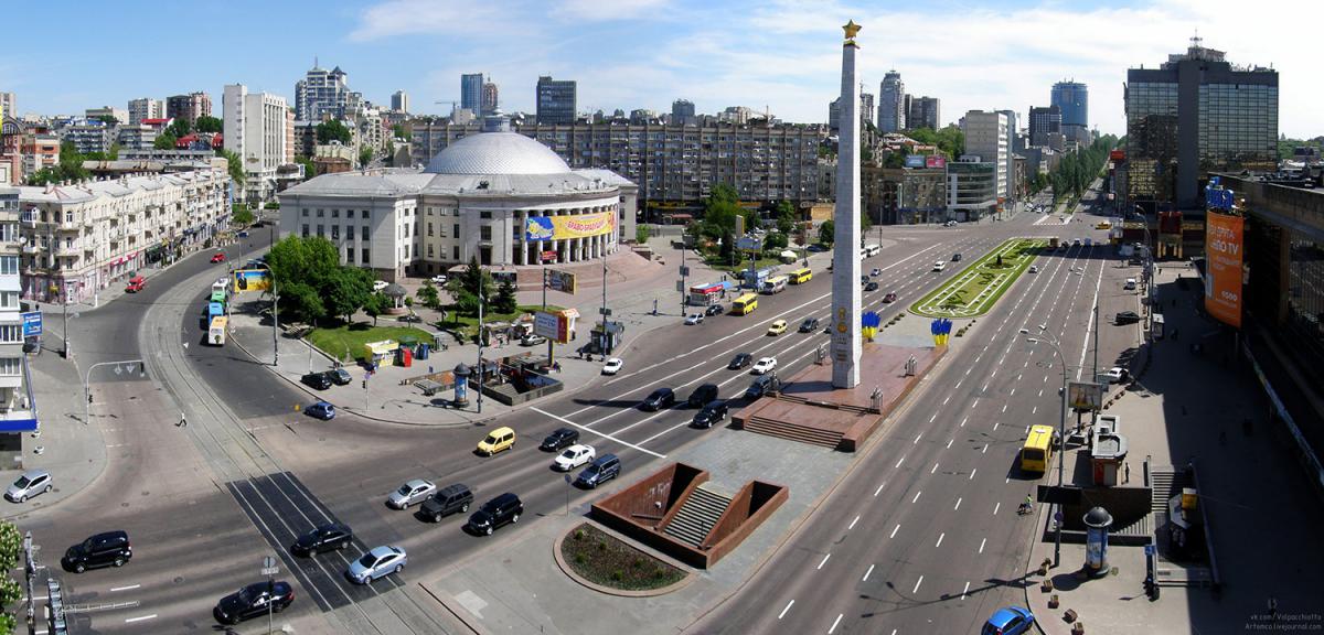 В Киеве обновят площадь Победы и Амурскую
