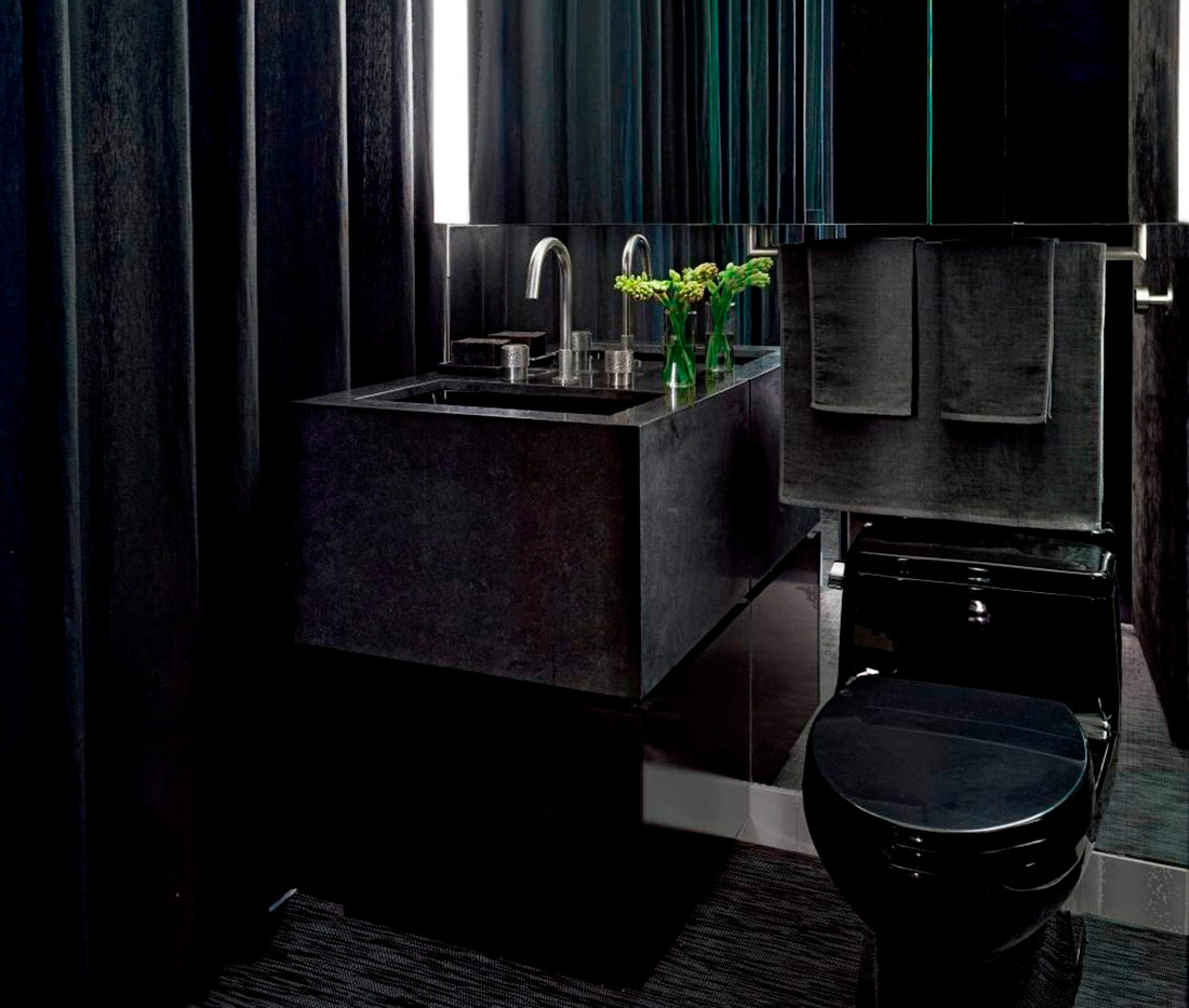 Сантехника в черном цвете для ванной: плюсы, минусы и фото интерьерных решений