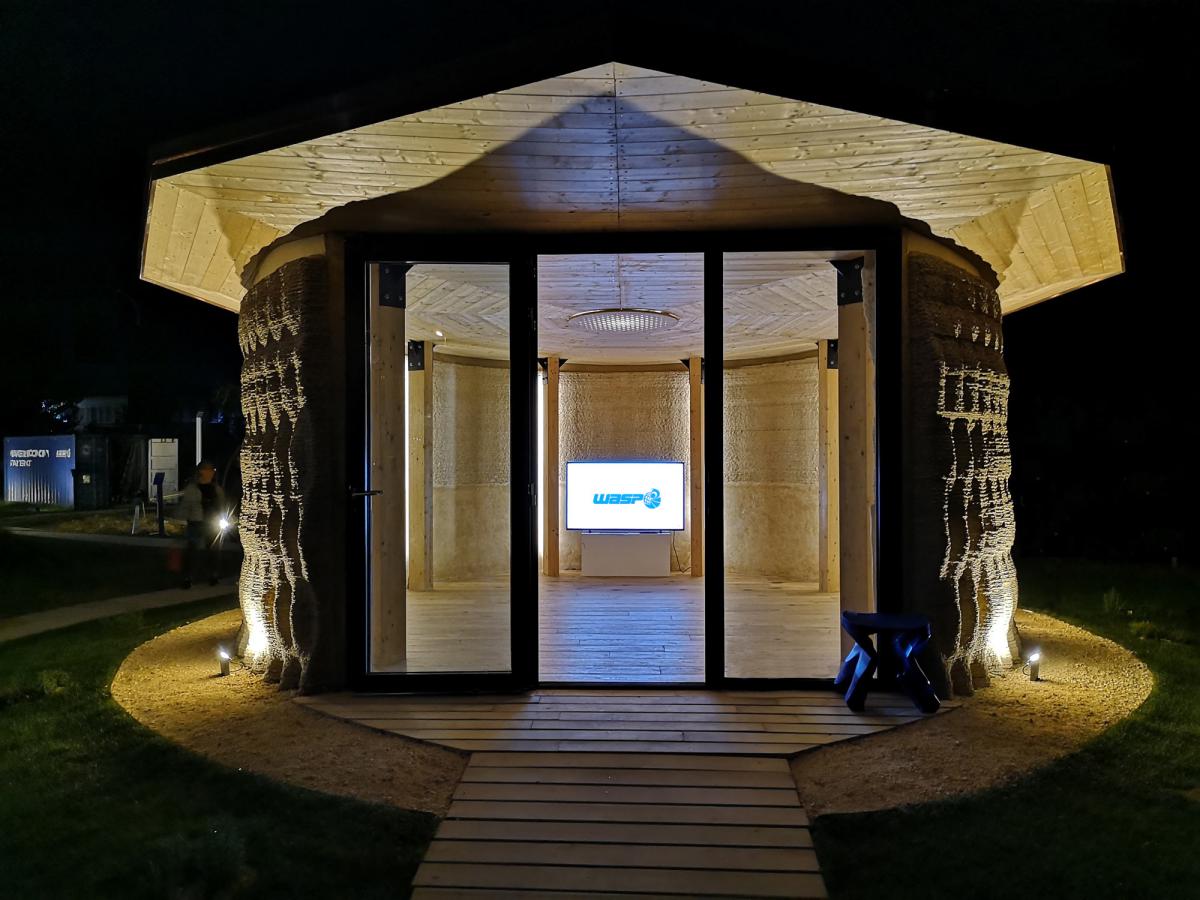 Gaia: 3D-друкований будинок з природних матеріалів
