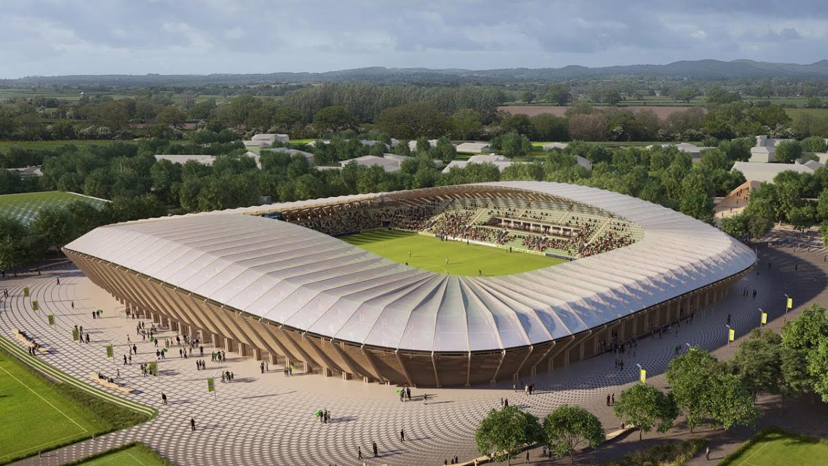 Zaha Hadid Architects построит первый в мире деревянный футбольный стадион