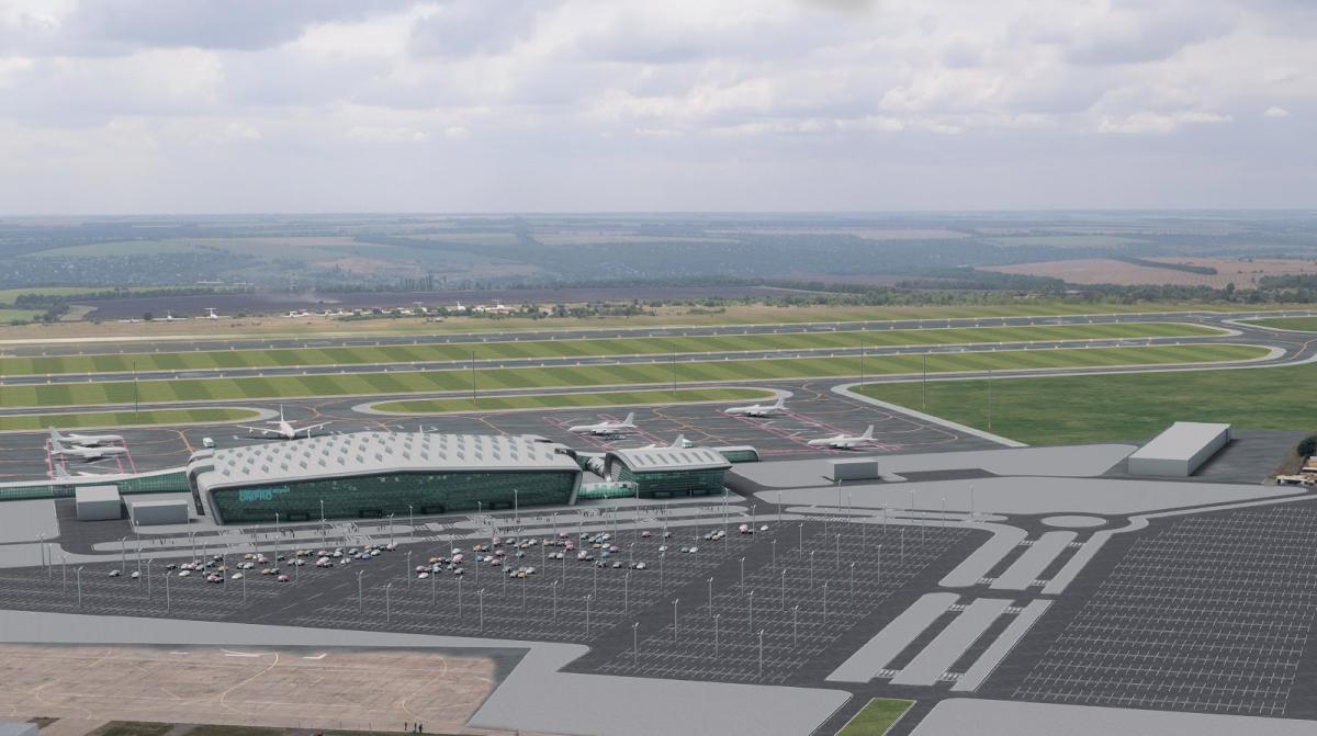 Будівництво нового аеродрому в Дніпрі планують завершити через 3 роки