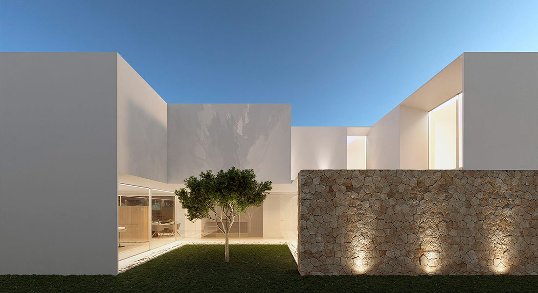 Дом из парящего бетона от испанских архитекторов из GLA