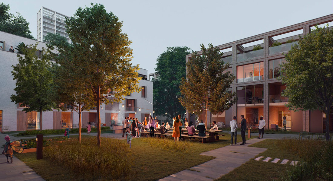 В Нидерландах построят квартал, который описывают как «урбанистический лес»