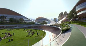 Новий концепт громадського простору: представлений проект комплексу в Китаї