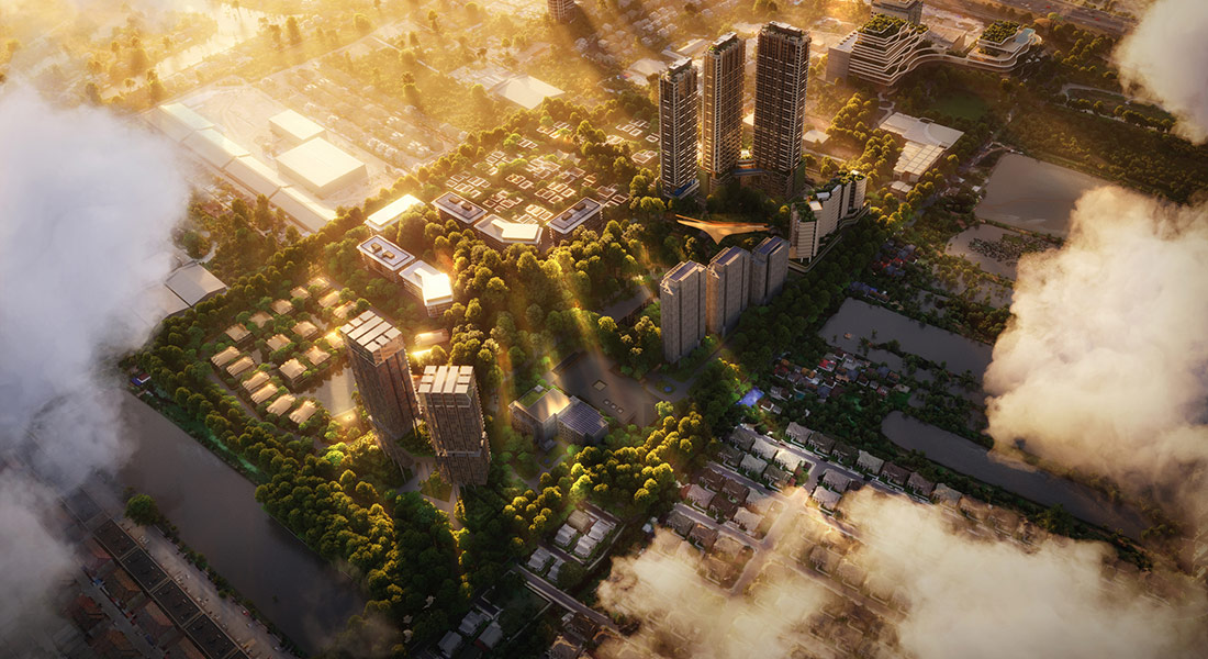 В Бангкоке построят новый тип мегаполиса по проекту Foster + Partners