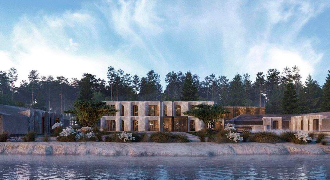 Архитекторы Makhno Studio представили концепт Makhno Village Resort - комплекс отдыха нового поколения