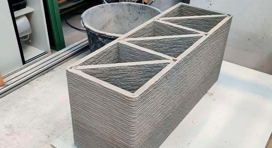Ученые создали бетон из вторичного стекла, который можно использовать в 3D-строительстве