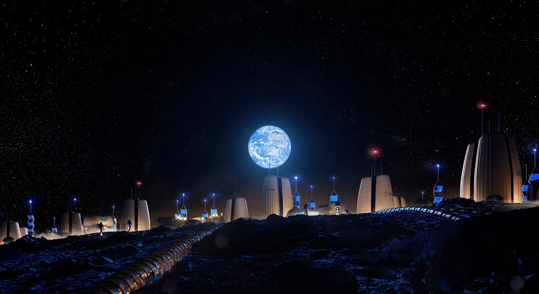 Архитекторы представили концепцию Лунного города. Как он выглядит?