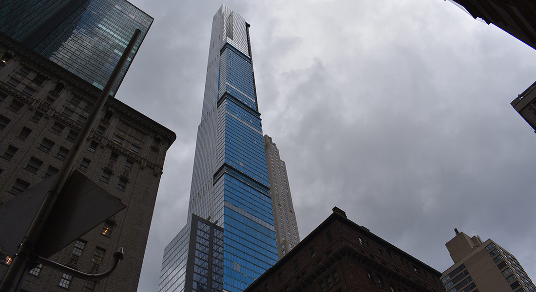 В Нью-Йорке завершается строительство небоскреба Central Park Tower
