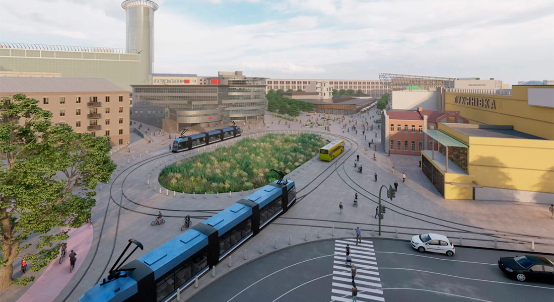 Представлен проект реконструкции Лукьяновской площади