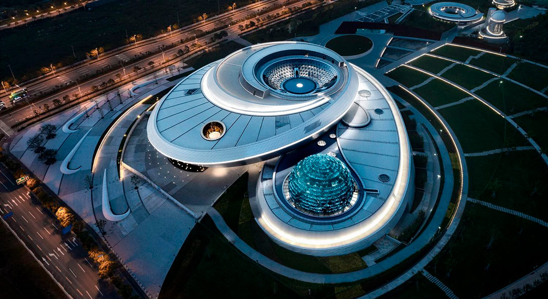 Крупнейший в мире астрономический музей построили в Шанхае