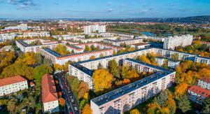 У Дрездені з'явився цілий квартал панельних будинків на сонячній енергії