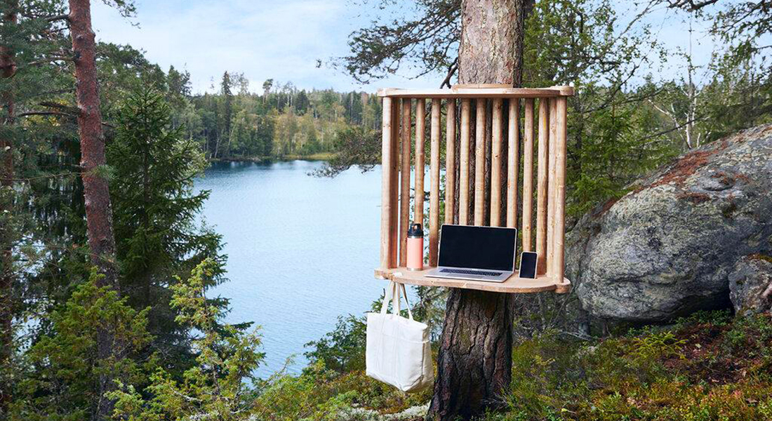 В Финляндии создают мини-офисы на деревьях для дистанционной работы
