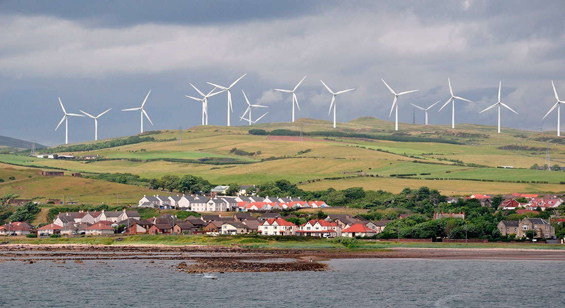Шотландія планує встановити 12 ГВт берегових вітропарків
