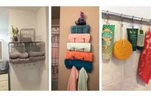Махра у ванній кімнаті: килимки, фіранки та аксесуари