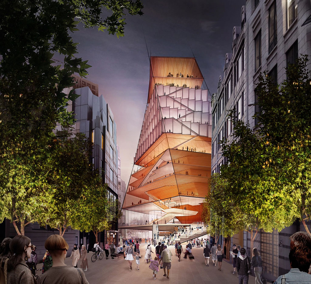 Diller Scofidio + Renfro представили проект Центра музыки в Лондоне