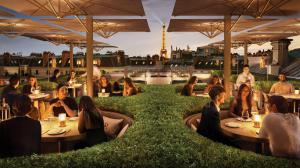 Foster + Partners перетворюють будівлю 1970-х на Єлисейських Полях на «гостину галерею майбутнього»