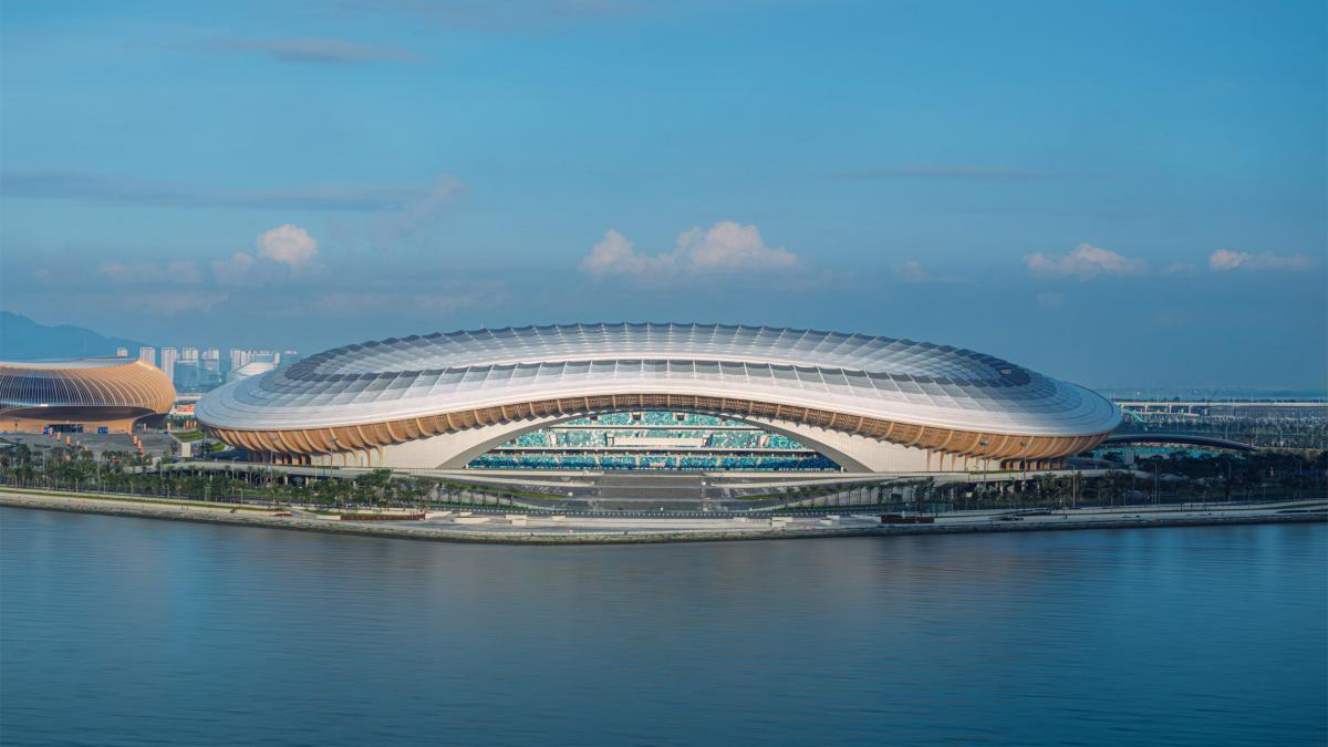 Новий спортивний центр Zaha Hadid Architects у Гуанчжоу