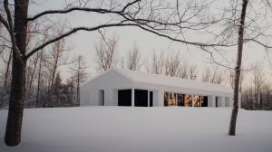 Timbertop House: гармонія минулого та сучасності на засніжених пагорбах Онтаріо